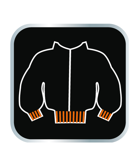 Bluza polarowa ostrzegawcza, żółta, rozmiar M