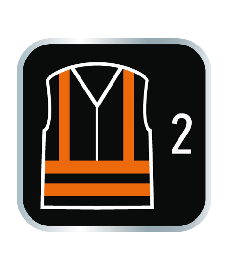 Bluza polarowa ostrzegawcza, żółta, rozmiar M