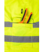 Krótkie spodenki ostrzegawcze, żółte, rozmiar XL