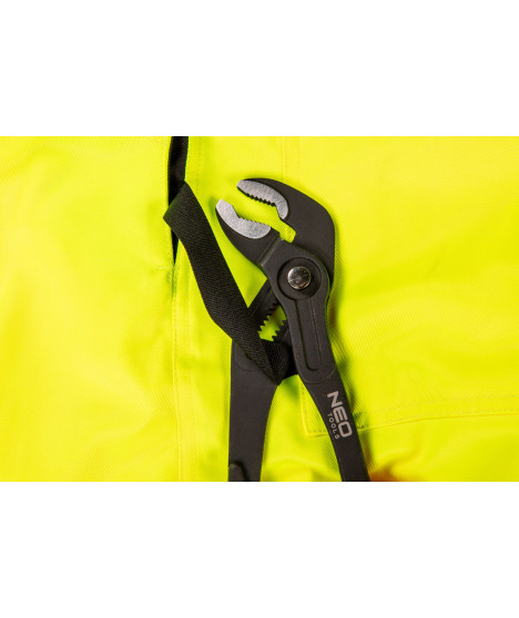 Ogrodniczki robocze, ostrzegawcze, żółte, rozmiar XL