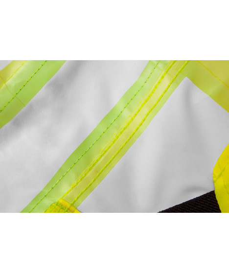 Ogrodniczki robocze, ostrzegawcze, żółte, rozmiar XL